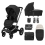 Maxi Cosi Fame 9 Piece Complete Travel System - Twillic Black