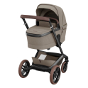 Maxi Cosi Fame Pushchair & Carrycot - Twillic Truffle (Brown Wheels)