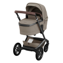 Maxi Cosi Fame Pushchair & Carrycot - Twillic Truffle (Black Wheels)