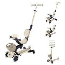 Globber Go Up Baby 360 Lights Scooter - Taupe