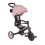 Globber Explorer Trike Foldable 4 in 1 - Deep Pastel Pink