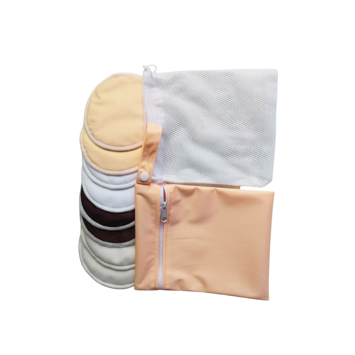 Fraupow Ultra Absorbant Reusable Nursing Pads Pack of 8