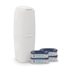 Angelcare® Classic XL Nappy Disposal System with Octagonal Refill - White