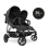 Hauck Uptown Duo Twin Pushchair - Melange Black