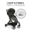 Hauck Travel N Care Stroller - Dark Olive