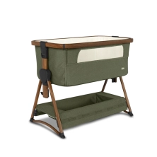 Amana FirstSleep Luxury Bedside Crib - Sage Green