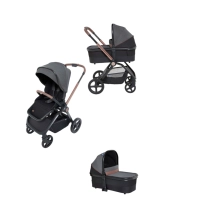 Chicco Mysa Stroller 2in1 Pram System with Carrycot - Black Satin