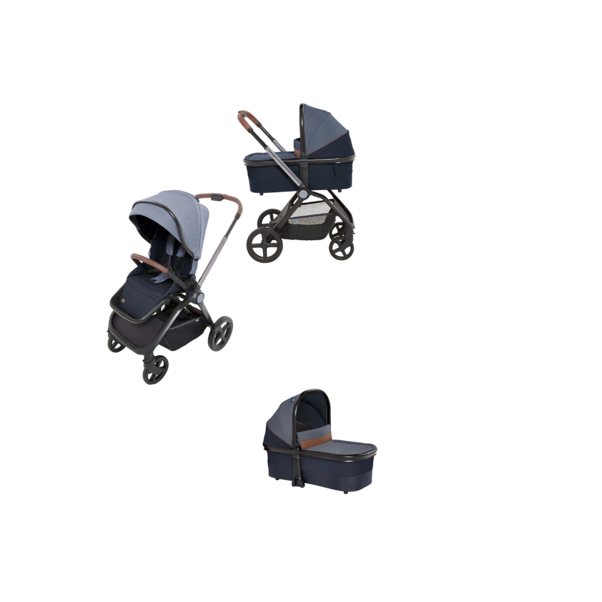 Chicco Mysa Stroller 2in1 Pram System with Carrycot