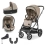 BabyStyle Oyster 3 Gun Metal Chassis Essential 5 Piece Travel System - Butterscotch (New)