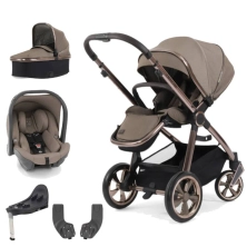 BabyStyle Oyster 3 Bronze Chassis Essential 5 Piece Travel System - Mink