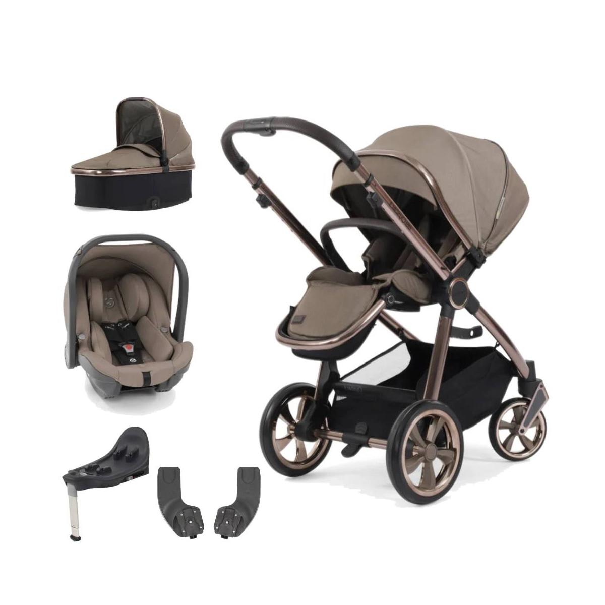 BabyStyle Oyster 3 Bronze Chassis Essential 5 Piece Travel System