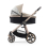 BabyStyle Oyster 3 Champagne Chassis Essential Capsule Travel System - Creme Brulee