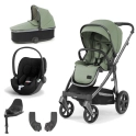 BabyStyle Oyster 3 Essential 5pc Bundle with Cybex Cloud T Car Seat & Base - Spearmint + FREE Oyster Organiser!