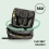 My Babiie Spin Top Tether Group 0+/1/2/3 i-Size Car Seat - Black Melange (MBCSSPINTTBM)