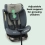 My Babiie Spin Top Tether Group 0+/1/2/3 i-Size Car Seat - Charcoal (MBCSSPINTTCH)