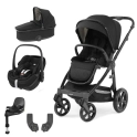 BabyStyle Oyster 3 Essential 5pc Bundle with Maxi Cosi Pebble 360 Pro Car Seat & Base - Pixel