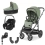 BabyStyle Oyster 3 Gun Metal Chassis Essential 5 Piece Bundle with Maxi Cosi Pebble 360 Pro Car Seat & Base - Spearmint (New)