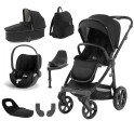 BabyStyle Oyster 3 Luxury 7pc Bundle with Cybex Cloud T Car Seat & Base - Pixel/Black