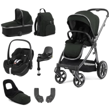 BabyStyle Oyster 3 Luxury 7pc Bundle with Maxi Cosi Pebble 360 Car Seat & Base - Black Olive + FREE Oyster Organiser!