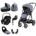 BabyStyle Oyster 3 Luxury 7pc Bundle with Maxi Cosi Pebble 360 Car Seat & Base - Dream Blue + FREE Oyster Organiser!