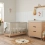 Tutti Bambini Hygge Mini 3 Piece Room Set - Light Oak/White Sand