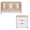 Tutti Bambini Hygge 2 Piece Room Set - White/Light Oak