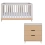 Tutti Bambini Hygge 2 Piece Room Set - Light Oak/White Sand