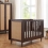 Tutti Bambini Japandi Mini Cot Bed - Warm Walnut