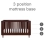 Tutti Bambini Japandi Mini Cot Bed - Warm Walnut