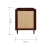 Tutti Bambini Japandi Mini Cot Bed - Warm Walnut