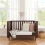 Tutti Bambini Japandi Mini Cot Bed - Warm Walnut