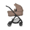 Silve Cross Dune 2 Pushchair + First Bed Folding Carrycot - Mocha