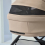 Silve Cross Dune 2 Pushchair + First Bed Folding Carrycot - Mocha