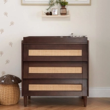 Tutti Bambini Japandi Chest Changer - Warm Walnut