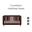 Tutti Bambini Japandi Cot Bed - Warm Walnut