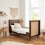 Tutti Bambini Japandi Cot Bed - Warm Walnut