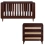 Tutti Bambini Japandi 2 Piece Roomset - Warm Walnut