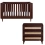 Tutti Bambini Japandi Mini 2 Piece Roomset - Warm Walnut