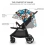 Kinderkraft GRANDE PLUS Stroller - Happy Shapes