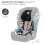 Kinderkraft COMFORT UP i-Size Group 1/2/3 Car Seat By Melanie - Happy Shapes