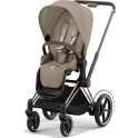 Cybex ePriam Pushchair - Rosegold/Cozy Beige