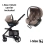 My Babiie MB200i 3-in-1 Travel System with i-Size Car Seat - Mink