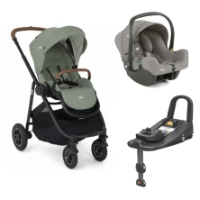 Joie Versatrax 3in1 Travel System Bundle - Laurel (Exclusive Package to Kiddies Kingdom)