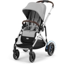 Cybex eGazelle S Stroller - Stone Grey/Silver