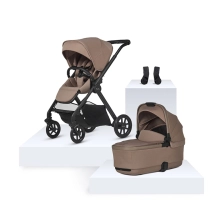 Silver Cross Reef 2 Pushchair + First Bed Folding Carrycot - Mocha