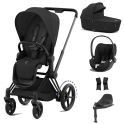 Cybex ePriam Cloud T i-Size Bundles - Matt Black/Sepia Black