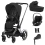 Cybex ePriam Cloud T i-Size Bundles - Chrome Black/Cozy Beige