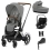 Cybex ePriam Cloud T i-Size Bundles - Chrome Brown/Sepia Black