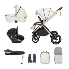 Babymore Kai Travel System Pecan with Base - Sandstone