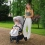 My Babiie MBX7 Auto Fold Compact Stroller - Camel